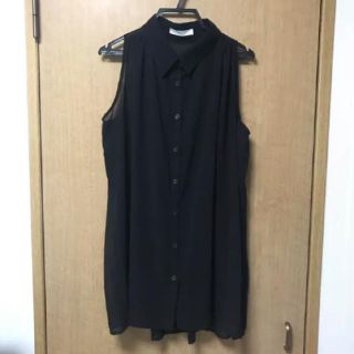 アズールバイマウジー(AZUL by moussy)の(美品)AZULbymoussy アズールバイマウジー シャツ ブラウス(シャツ/ブラウス(半袖/袖なし))