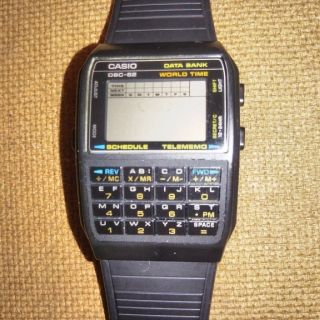 カシオ(CASIO)のCASIO DATA BANK DBC-62 デジタル腕時計(腕時計(デジタル))