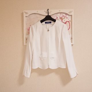 エムズグレイシー(M'S GRACY)のしろくま様専用(ノーカラージャケット)