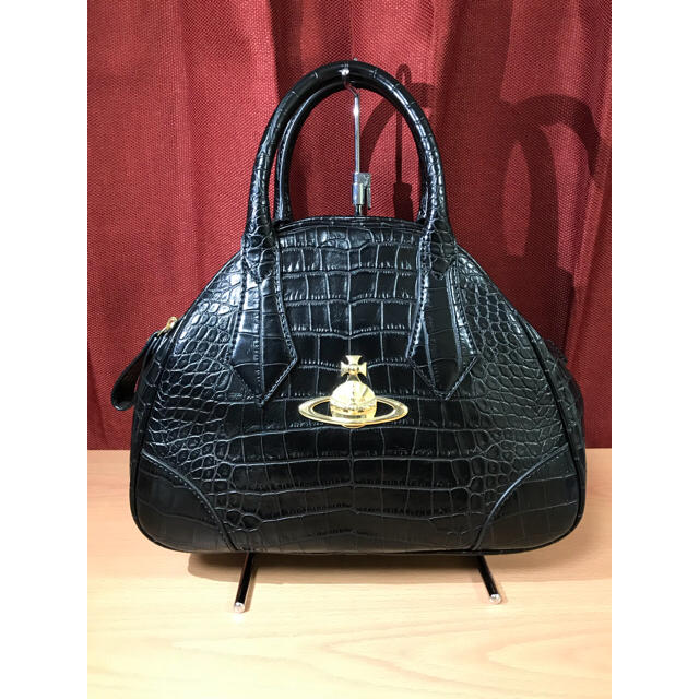 OUTLET SALE ヴィヴィアンウエストウッド クロコ押 レザー がま口