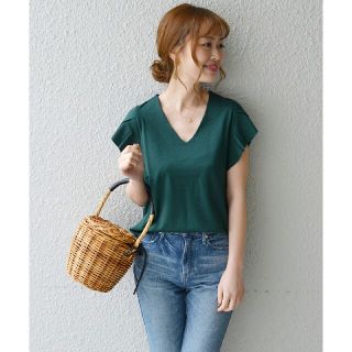 カージュ(Khaju)の☆値下げ☆Khaju:チューリップスリーブトップス17SS◇(カットソー(半袖/袖なし))