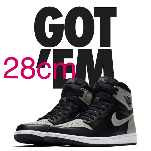 【最安値】NIKE AIR JORDAN 1 SHADOW 28cm