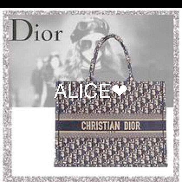 破格値下げ】 Christian Dior トロッター新品ブルー ブックトート