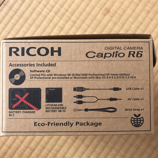 RICOH(リコー)のRICOH リコー カプリオ Caplio R6 中古 スマホ/家電/カメラのカメラ(コンパクトデジタルカメラ)の商品写真