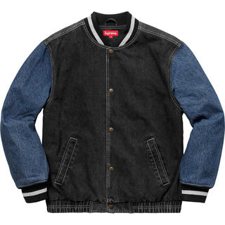シュプリーム(Supreme)のsupreme  Denim Varsity Jacket XL(Gジャン/デニムジャケット)