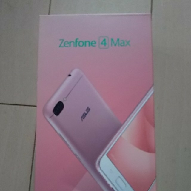 ASUS(エイスース)の[再出品]zenfone4 max pro ピンク 新品未使用 スマホ/家電/カメラのスマートフォン/携帯電話(スマートフォン本体)の商品写真