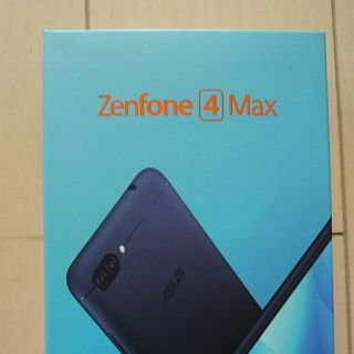 エイスース(ASUS)の[ＧＷ特価]zenfone4 max pro ネイビーブラック 新品未使用(スマートフォン本体)