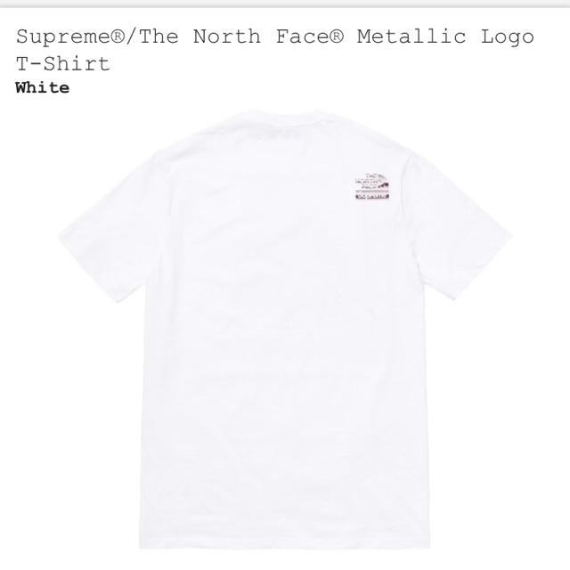 supreme north face コラボ Tシャツ Sサイズ