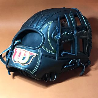 ウィルソンスタッフ(Wilson Staff)のウィルソン 硬式 内野手用 WTAHWＲＤＫＴ ブラック 新品 (グローブ)