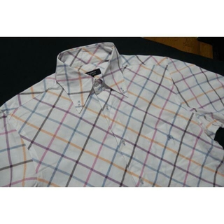 バーバリー(BURBERRY)の■バーバリーロンドン 半袖シャツ サイズ メンズ チェック柄　美品(シャツ)
