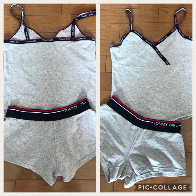 TOMMY HILFIGER(トミーヒルフィガー)の未使用トミーヒルフィガーキャミソール、ショーツセット miyu様専用 レディースのトップス(キャミソール)の商品写真