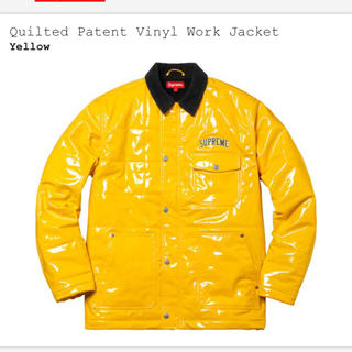 シュプリーム(Supreme)のsupreme quilted patent vinyl work jacket(ブルゾン)