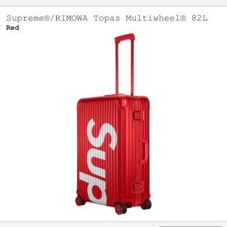 シュプリーム(Supreme)のSupreme®/RIMOWA Topas Multiwheel® 82L(トラベルバッグ/スーツケース)