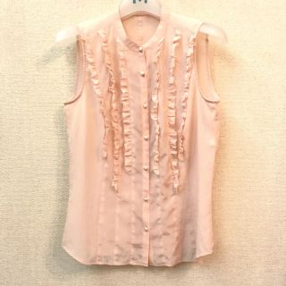 アナイ(ANAYI)の【春夏物】アナイ ピンクベージュ ボウタイ付きブラウス(シャツ/ブラウス(半袖/袖なし))