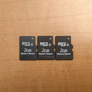 microSDカード 2GB 3枚セット
(その他)