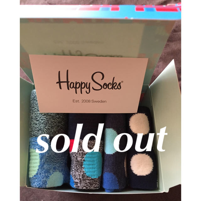 Happy Socks  新品4足セット✴︎靴下屋  マリメッコレッグウェア