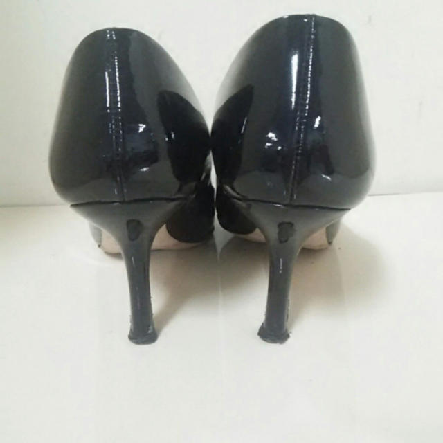 FABIO RUSCONI(ファビオルスコーニ)のファビオルスコーニ 定番パンプス 38 ブラック レディースの靴/シューズ(ハイヒール/パンプス)の商品写真