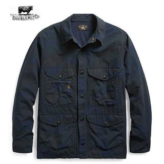 ダブルアールエル(RRL)の専用*RRL*キャモ コットンブレンド シャツ ジャケット*L*ダブルアールエル(ミリタリージャケット)