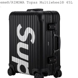 シュプリーム(Supreme)のsupreme RIMOWA 45L black(トラベルバッグ/スーツケース)