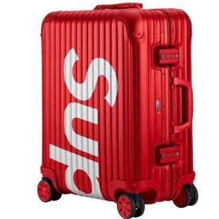 シュプリーム(Supreme)のSupreme Rimowa 45L RED シュプリーム  リモワ(トラベルバッグ/スーツケース)