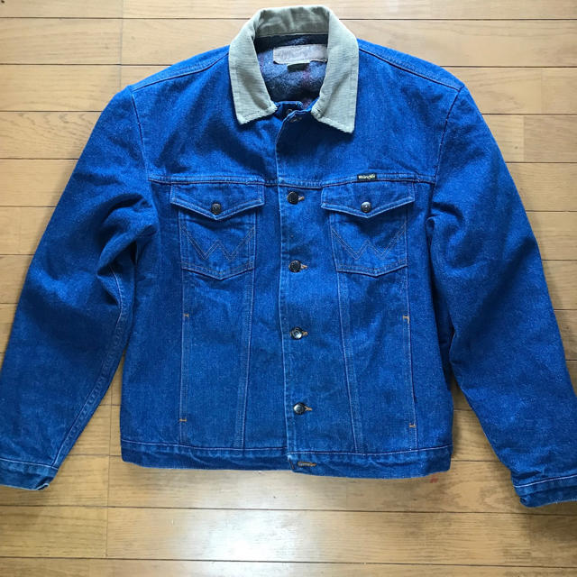 Wrangler(ラングラー)のW rangler ラングラー ブラケットランナー付きデニムジャケット メンズのジャケット/アウター(Gジャン/デニムジャケット)の商品写真