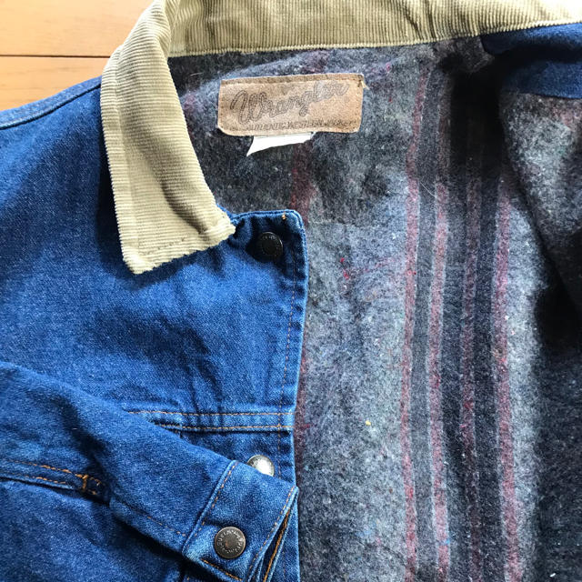 Wrangler(ラングラー)のW rangler ラングラー ブラケットランナー付きデニムジャケット メンズのジャケット/アウター(Gジャン/デニムジャケット)の商品写真