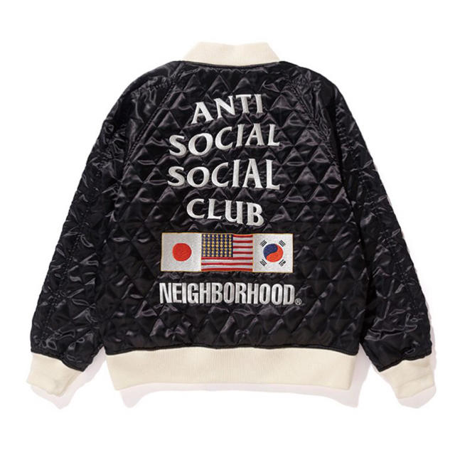 【Mｻｲｽﾞ】assc×neighborhood　ｺﾗﾎﾞｼﾞｬｹｯﾄ　黒