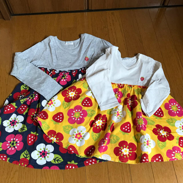 MIALY MAIL(ミアリーメール)のMIALY MAIL ワンピ  ミキミニスカパン セット キッズ/ベビー/マタニティのキッズ服女の子用(90cm~)(ワンピース)の商品写真