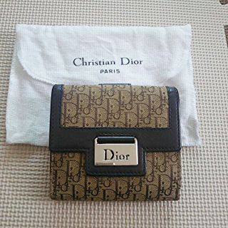 クリスチャンディオール(Christian Dior)のディオール二つ折財布（正規品）(財布)