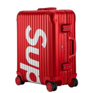 シュプリーム(Supreme)のsupreme rimowa 45l red(トラベルバッグ/スーツケース)