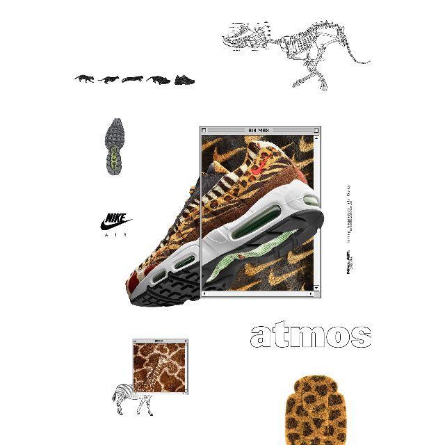 NIKE(ナイキ)のアトモスナイキエアマックスatmosNIKEAIRMAX95ANIMALPACK メンズの靴/シューズ(スニーカー)の商品写真