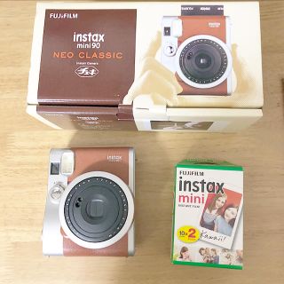 フジフイルム(富士フイルム)のチェキ intax mini90 20枚フィルム付き(フィルムカメラ)