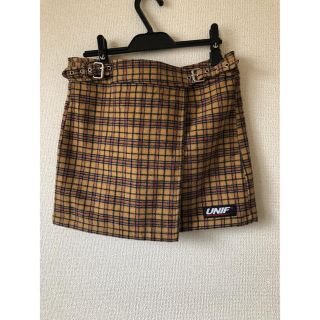 ユニフ(UNIF)のUNIF ラップミニスカート(ミニスカート)