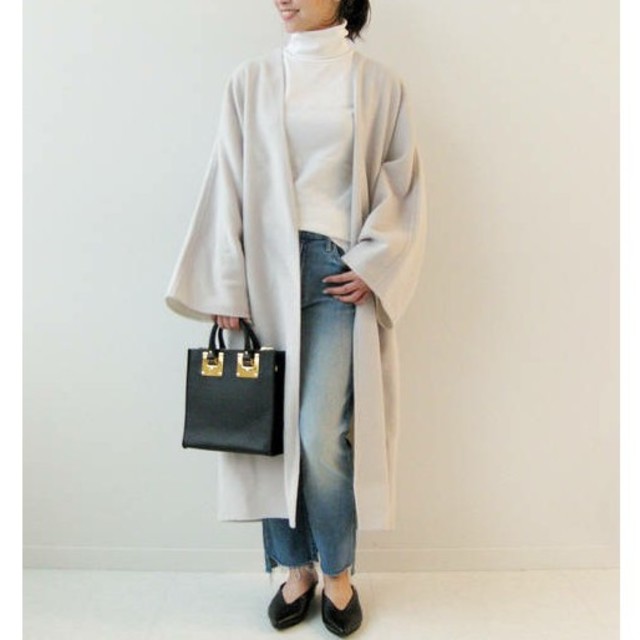 通販店を 新品□ドルマンコクーンコート□ベージュ□ドゥーズィエム