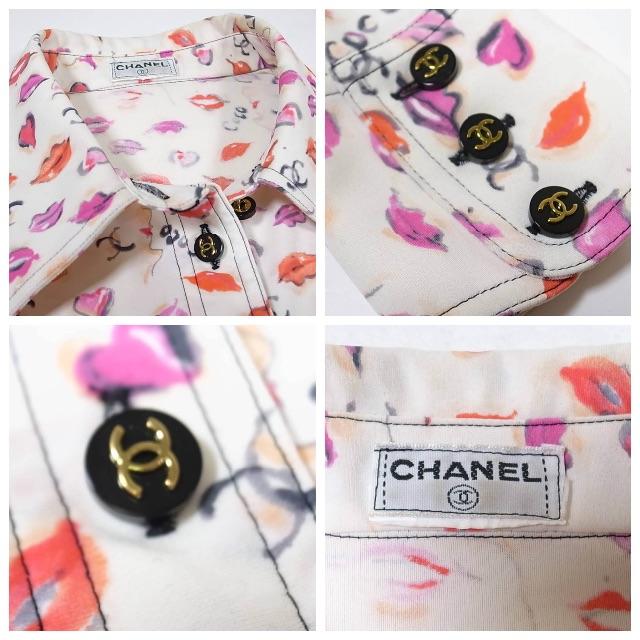 CHANEL(シャネル)のCHANEL シャネル　　長袖シャツ　カットソー  レディースのトップス(シャツ/ブラウス(長袖/七分))の商品写真