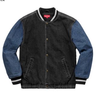 シュプリーム(Supreme)のsupreme Denim Varsity Jacket Mサイズ(Gジャン/デニムジャケット)