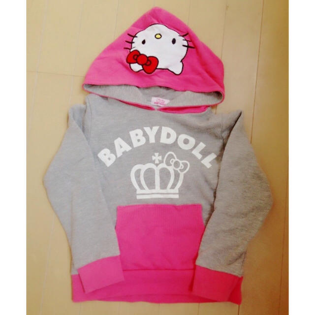 BABYDOLL(ベビードール)のBABY DOLL☆キティーちゃんトレーナー☆120 キッズ/ベビー/マタニティのキッズ服女の子用(90cm~)(その他)の商品写真