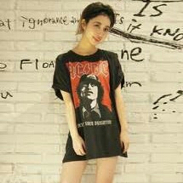 jouetie(ジュエティ)のAC/DC jouetie BIG T レディースのトップス(Tシャツ(半袖/袖なし))の商品写真