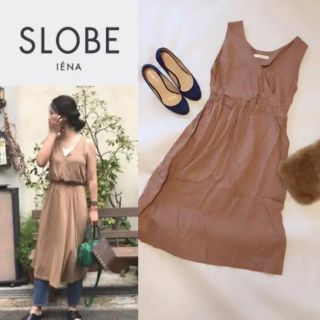 スローブイエナ(SLOBE IENA)のスローブイエナ  リネンカシュワンピース(ひざ丈ワンピース)