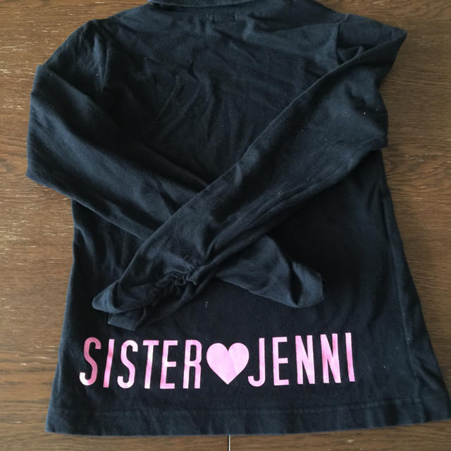 JENNI(ジェニィ)のシスタージェニー  150 黒 長Tシャツ キッズ/ベビー/マタニティのキッズ服女の子用(90cm~)(Tシャツ/カットソー)の商品写真