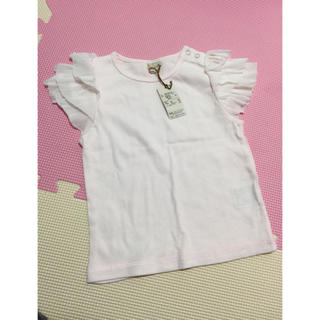 プティマイン(petit main)のプティマイン サイズ90  ピンク Tシャツ(Tシャツ/カットソー)