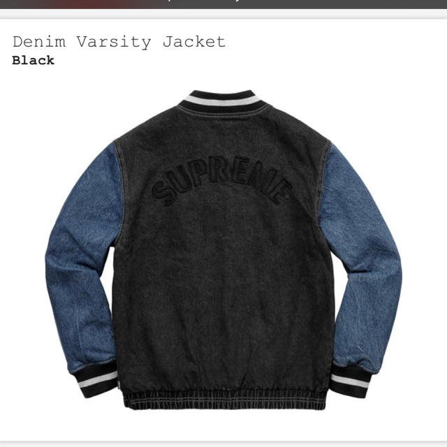 Supreme - supreme denim varsity jacket Mサイズ 18ssの通販 by ...