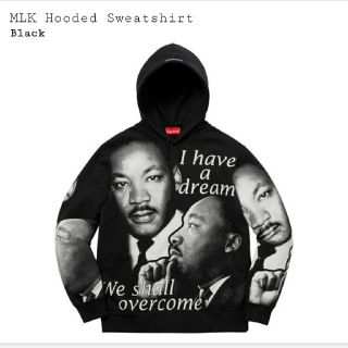 シュプリーム(Supreme)の最安値！supreme MLK fooded sweatshirt 18ss(パーカー)