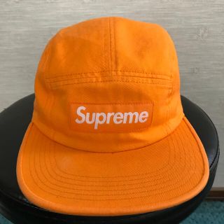 シュプリーム(Supreme)の［USED］supreme camp cap オレンジ(キャップ)