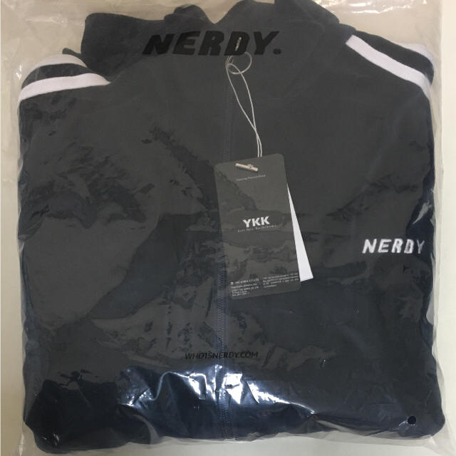 NERDY(ノルディ) Velour Track Top Navy