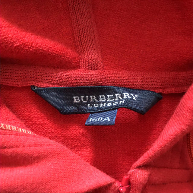 BURBERRY(バーバリー)のりっきゅう様専用  バーバリー半袖パーカー 160 キッズ/ベビー/マタニティのキッズ服女の子用(90cm~)(Tシャツ/カットソー)の商品写真