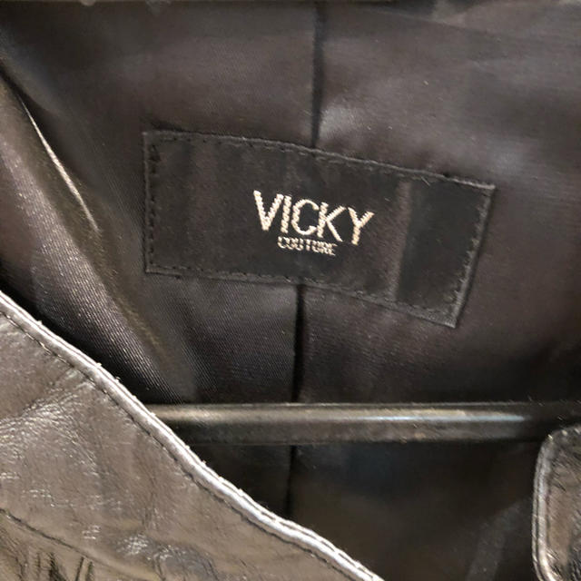 VICKY(ビッキー)のこはまま様専用 本革ジャケット レディースのジャケット/アウター(ライダースジャケット)の商品写真