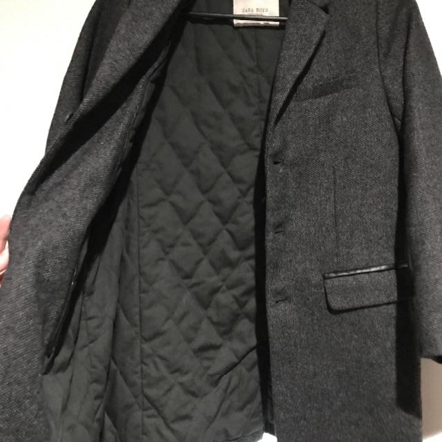 ZARA KIDS(ザラキッズ)のZARAキッズ ウールチェスターコート キッズ/ベビー/マタニティのキッズ服男の子用(90cm~)(ジャケット/上着)の商品写真