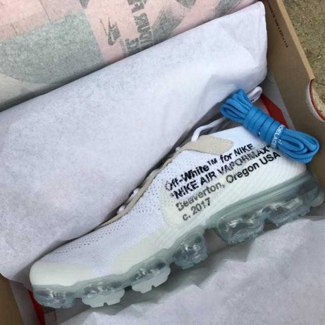 28 NIKE OFF WHITE AIR VAPOR MAX オフホワイト 白