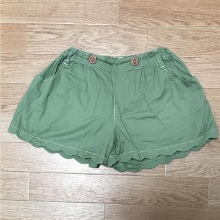 アコバ(Acoba)のアコバ ショートパンツ カーキ キュロット 120 女の子(パンツ/スパッツ)